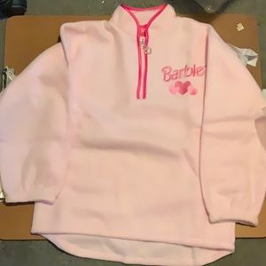 Barbie Fleece Pink Vintage New Stock xl 12 Girls